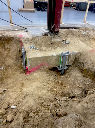 Existing Column Footing Underpinning